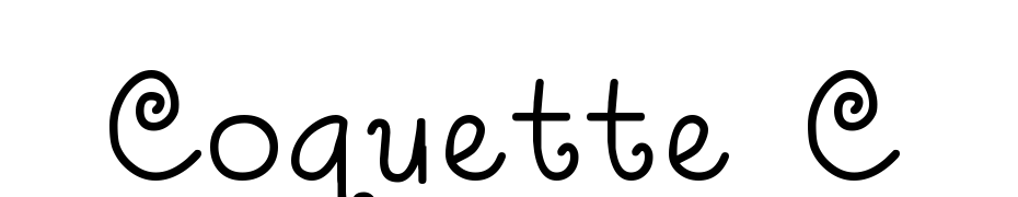 Coquette C Yazı tipi ücretsiz indir